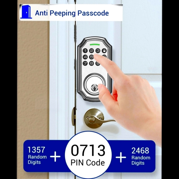 Bulist- Smart Lock with Voice Prompts - Picture 3 of 8